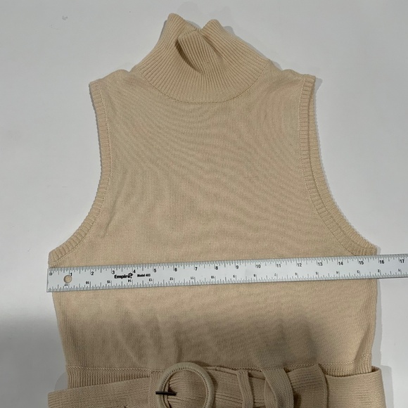 MARA HOFFMAN Elle turtleneck sweater dress belted size small - Picture 5 of 6
